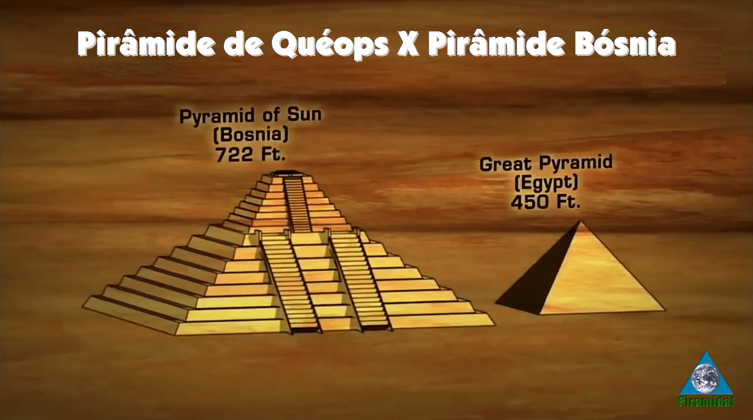Pirâmide Quéops X Pirâmide Bósnia - Piramidal.org